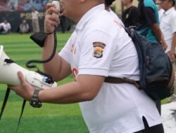 Tournamen Mini Soccer Kapolda Cup 2022, Polres Lampung Tengah Menang Telak 4 - 0 dari Polres Lampung Selatan