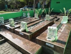 Maket Revitalisasi Makam Ulama Pondok Pesantren Sono Sidoarjo, Parkir Luas Ada Pendoponya