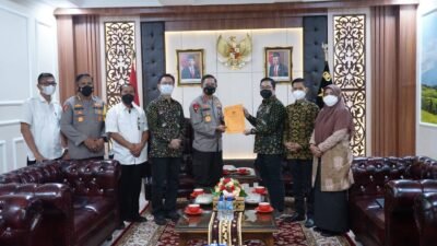 Polda Lampung dan KPU Bersinergi Sukseskan Pemilu 2024