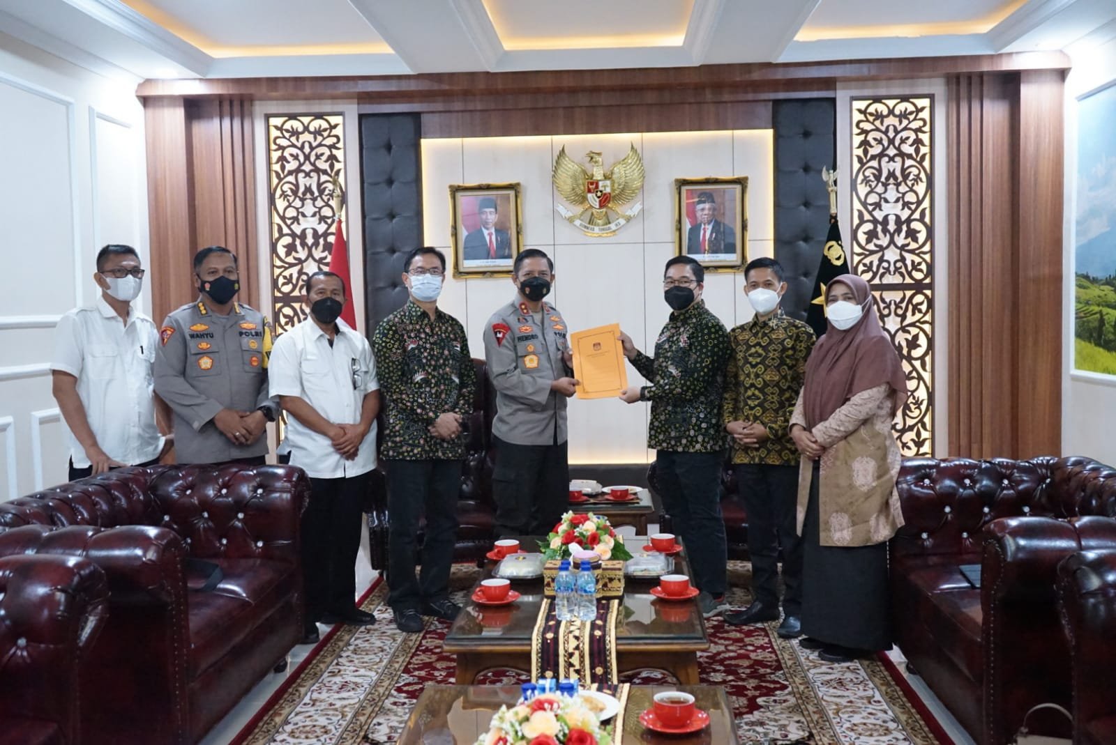 Polda Lampung dan KPU Bersinergi Sukseskan Pemilu 2024