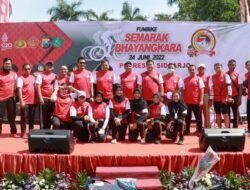 Fun Bike Semarak Bhayangkara Sidoarjo dengan Layanan Publik