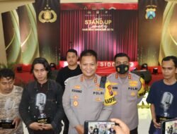 Lomba Stand Up Comedy Polresta Sidoarjo Meriahkan Hari Bhayangkara ke-76