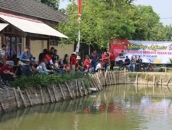 Sambut Hari Bhayangkara ke-76, Polresta Sidoarjo Ajak Rekan Media Mancing Bersama