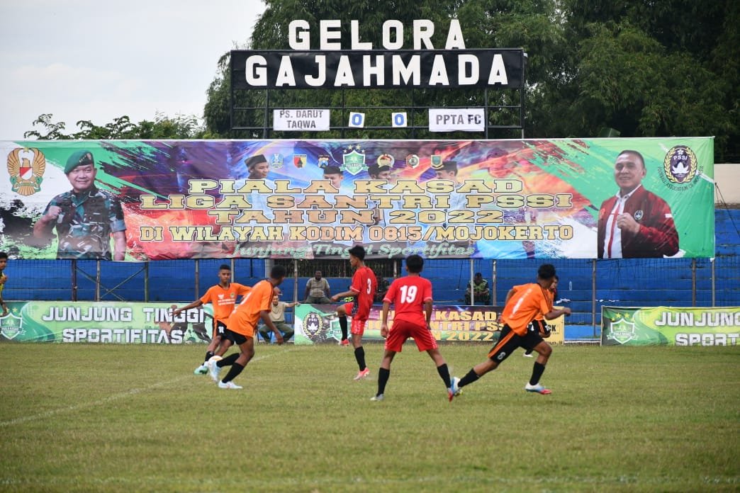 Liga Santri Mojokerto, Kalahkan PPTA FC, PS Darut Taqwa Pastikan Lanjut Babak 8 Besar