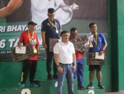 Turnamen Tenis Kapolda Cup 2022, Polda Lampung Rebut Juara Beregu