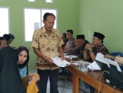 Ketua Panitia Pilkakon Kota Agung Gelar Rapat Musyawarah
