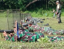 Ukur Kemampuan, Kodim Mojokerto Latih Prajurit Menembak