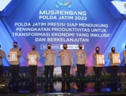 Polresta Sidoarjo, Salah Satu Satker Terbaik Polda Jatim Dalam Produk Perencanaan