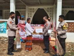 Jelang Hari Bhayangkara Ke-76, Polres Lampung Tengah Laksanakan Kegiatan Bakti Sosial