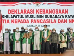 Kelompok Khilafatul Muslimin Surabaya Raya Deklarasi Setia pada Pancasila dan NKRI