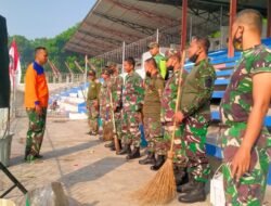 Liga Santri PSSI Piala Kasad, Kerapihan dan Kebersihan Stadion Gajah Mada Mojosari Tetap Terjaga