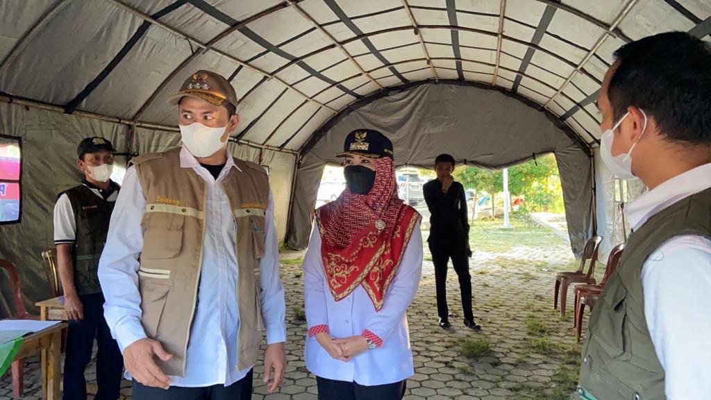 Bupati Tanggamus Launching Posko PMK di Rest Area Pugung