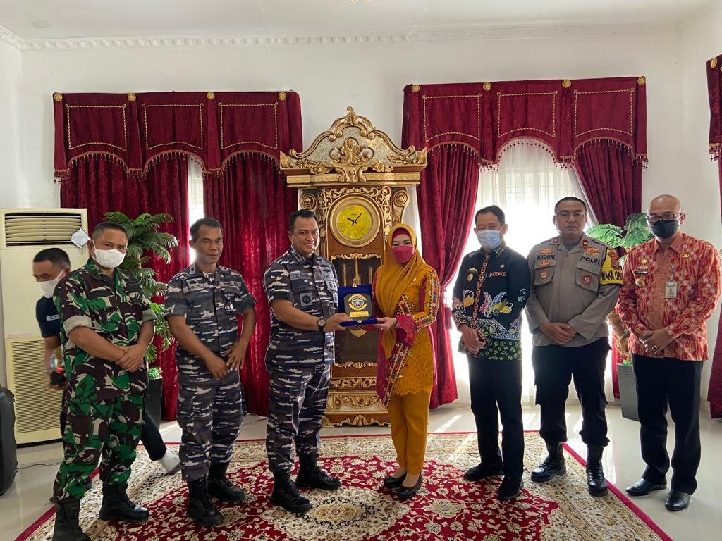 Bupati Tanggamus Terima Kunjungan Danlanal Lampung