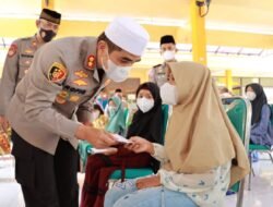 Ajak Istiqomah, Kapolresta Mojokerto Santuni Anak Yatim