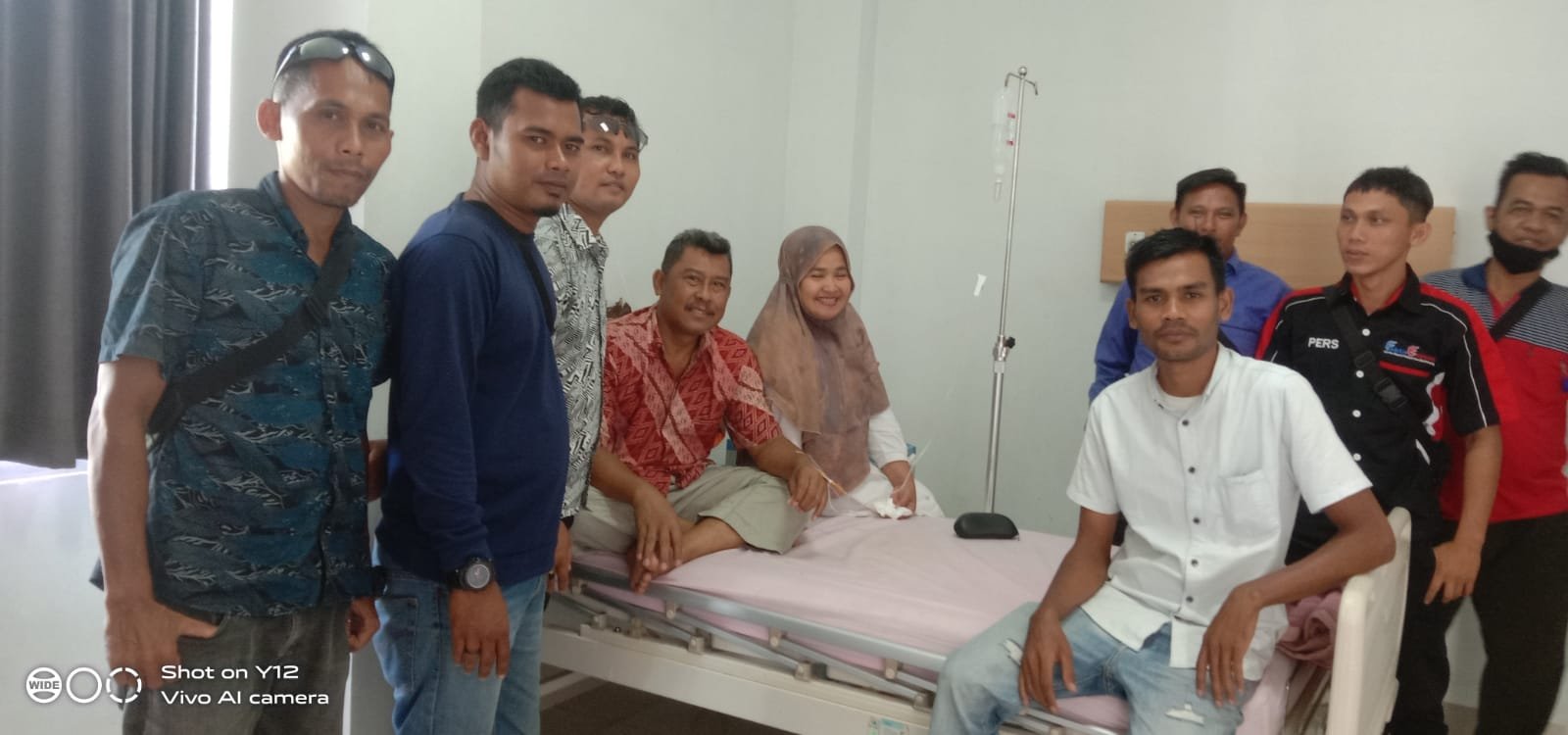 Empat Organisasi Wartawan Jenguk Kasi Humas Polres Aceh Timur