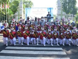 Polisi Ajak Masyarakat Sidoarjo Olahraga dan Binluh Tertib Lalu Lintas