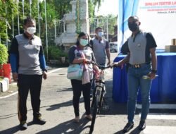 Polisi Ajak Masyarakat Sidoarjo Olahraga dan Binluh Tertib Lalu Lintas