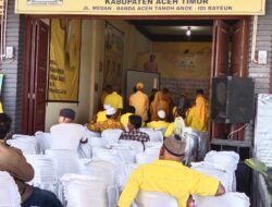 Golkar Aceh Timur Gelar Rapat Menyongsong Pemilu 2024, Nurlif Sampaikan ini