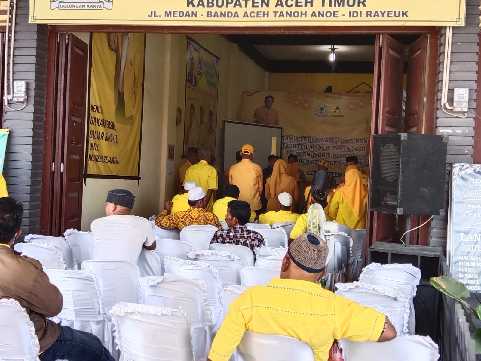 Golkar Aceh Timur Gelar Rapat Menyongsong Pemilu 2024, Nurlif Sampaikan ini