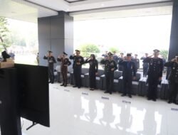 Kapolres Mojokerto Bersama Forkopimda Ikuti Upacara Virtual Hari Bhayangkara Ke-76