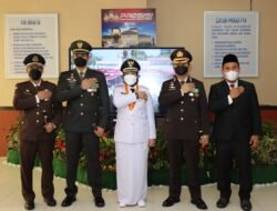 Peringati Hari Bhayangkara ke-76, Polresta Bandar Lampung Gelar Upacara Secara Virtual