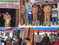 Rangkaian Kegiatan Hari Bhayangkara Ke-76, Polres Halsel Laksanakan Syukuran Dan Pemberian Penghargaan