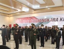 Kapolres Lampung Tengah Bersama Forkompimda Ikuti Upacara Peringatan Hari Bhayangkara Ke 76