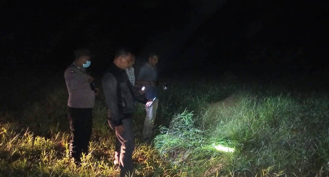 Kapolsek Pantee Bidari Datangi TKP Pencurian Dengan Kekerasan