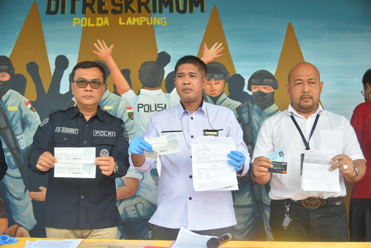 Tipu korbannya Hingga Milyaran Rupiah, Pelaku IP Ditangkap Jatanras Polda Lampung