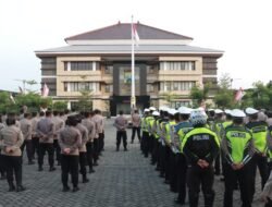 Polisi Sidoarjo Lakukan Pengamanan Idul Adha Secara Humanis