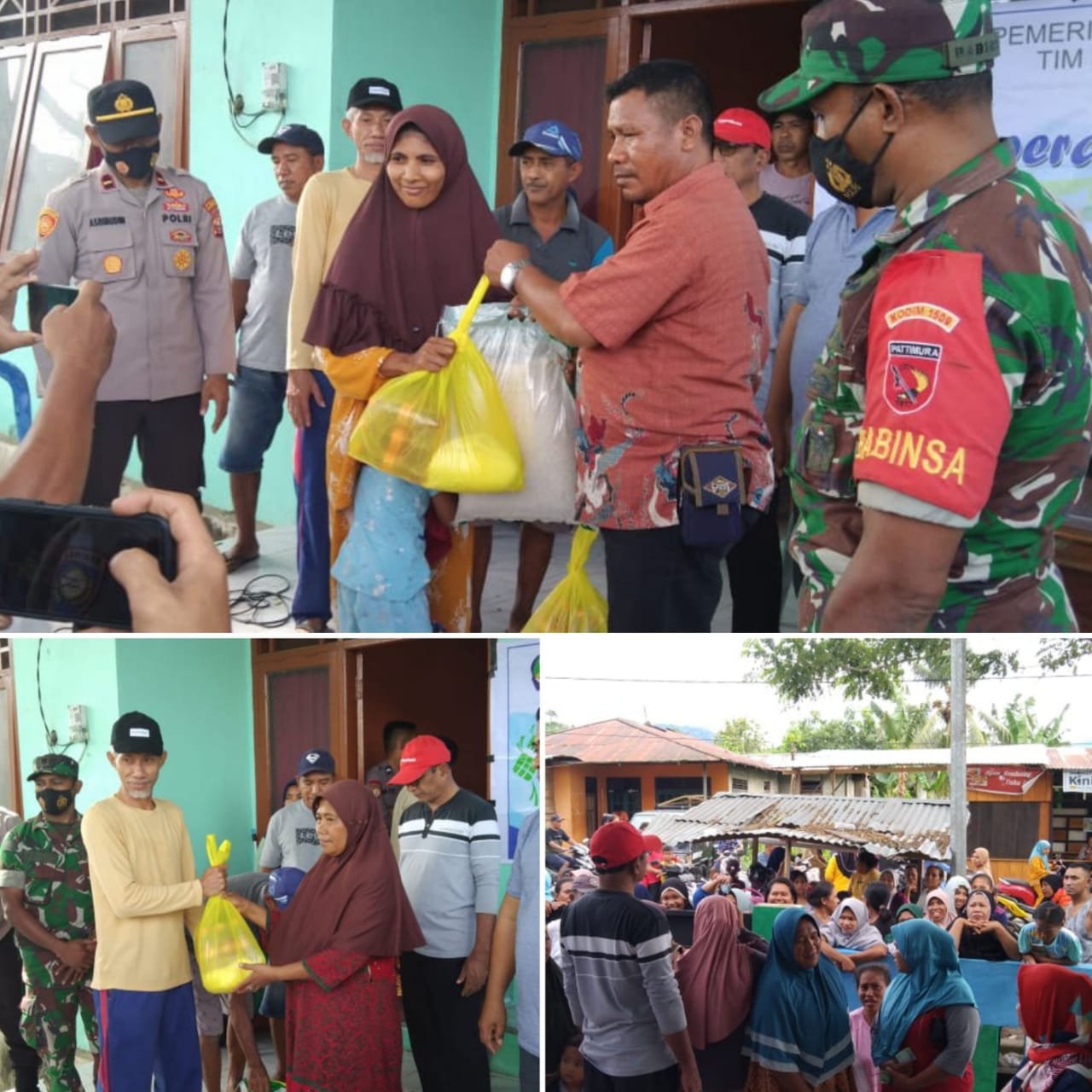 Jelang Idul Adha, Babinsa Koramil 1509-01/Bacan Lakukan Pendampingan Operasi Pasar Murah