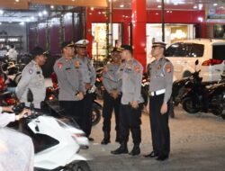 Kapolres Aceh Timur Pimpin Pengamanan Malam Takbiran idul Adha