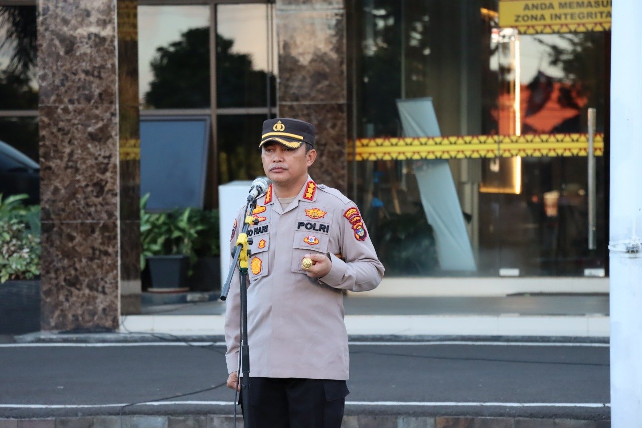 Gelar Apel Kesiapan Pengamanan, Polresta Bandar Lampung Himbau Malam Takbiran Tak Ada Pawai