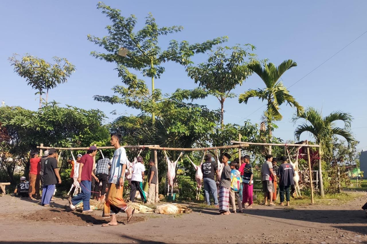 Perayaan Hari Raya Idul Adha di Pondok Pesantren Khomsani Nur