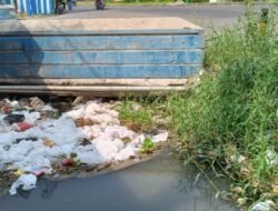 Warga Mengeluhkan Tumpukan Sampah Dan Berbau Di Sungai Perempatan Pilang