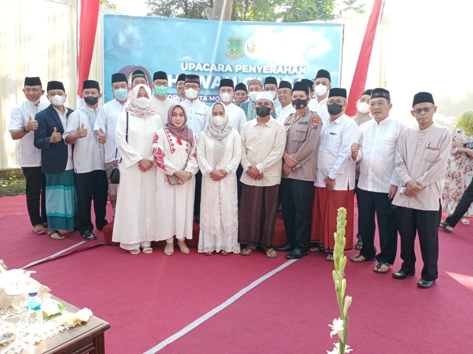 Hari Raya Qurban, Dandim 0815 Bareng Forkopimda Kota Mojokerto Pantau RPH