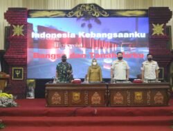 Dandim 0815/Mojokerto Bareng Walikota Dampingi Dirjen Pol PP dan Linmas Kemendagri Buka Sosialisasi DBHCHT