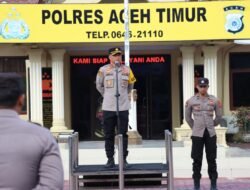 Apel Perdana, Kapolres Aceh Timur Tekankan Tanggungjawab dan Kebersamaan