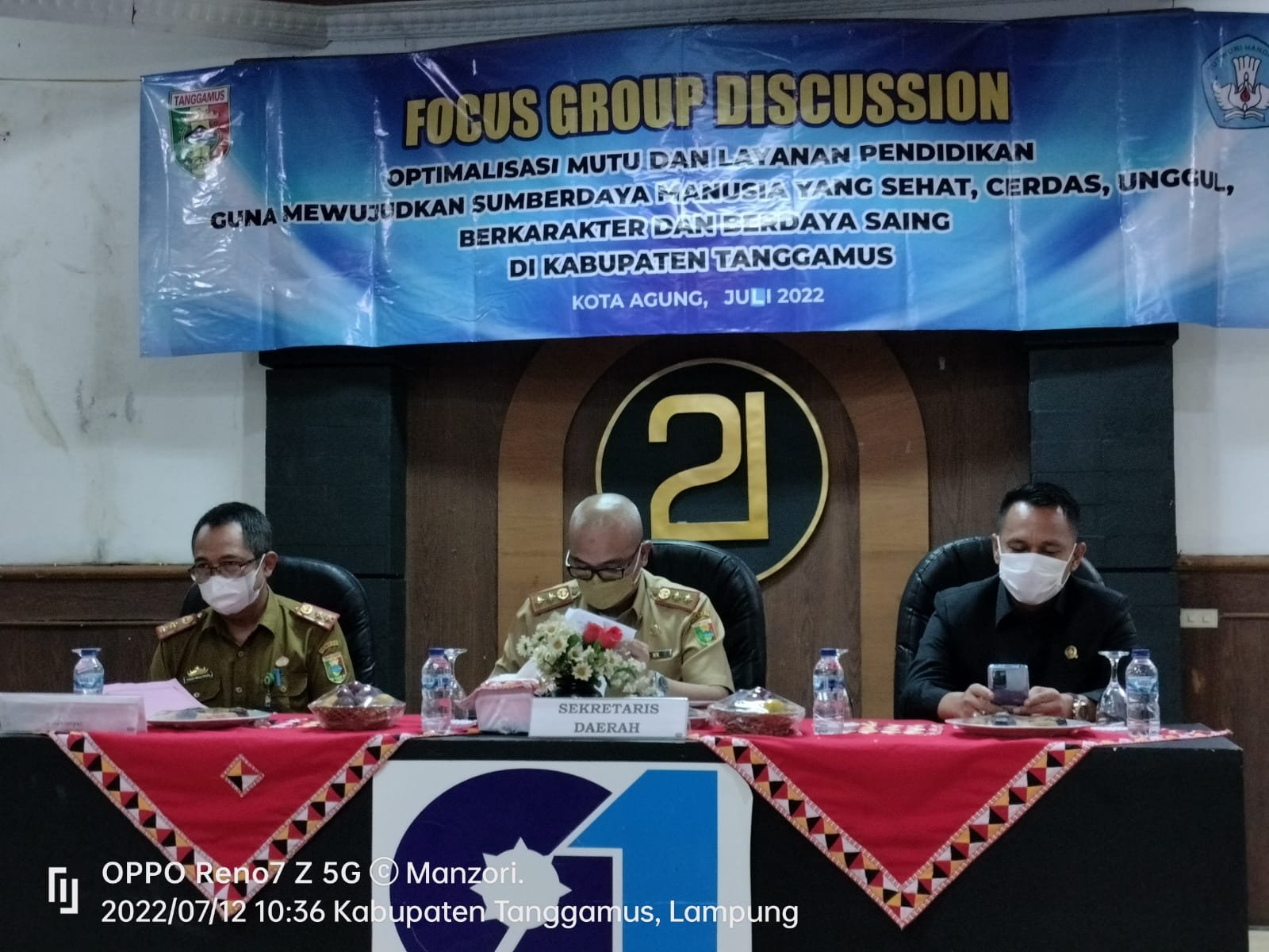 Sekda Tanggamus Buka FGD Optimalisasi Mutu dan Layanan Pendidikan