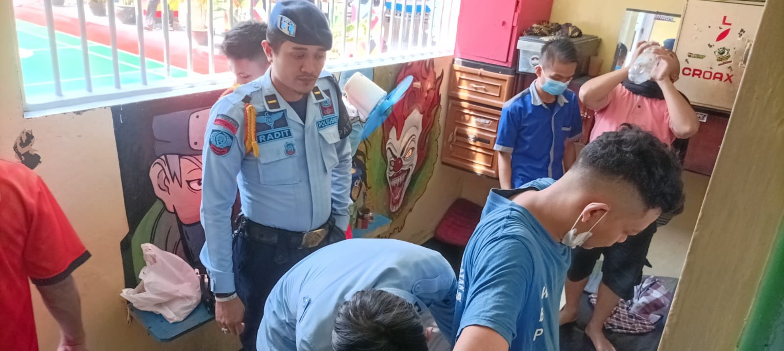 Petugas Rutan Kota Agung Sidak Blok Hunian