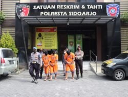 Tiga Perkara Cabul Berhasil Diungkap Satreskrim Polresta Sidoarjo