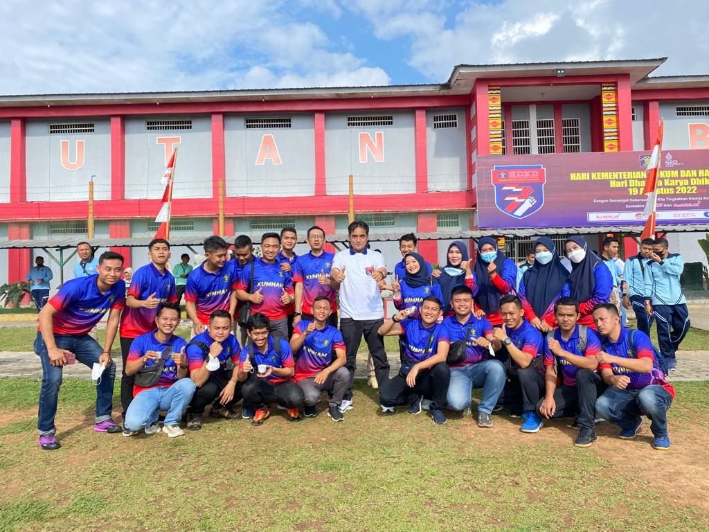 Kontingen Lapas Kotaagung Hadiri Pembukaan Sekaligus Partisipasi pada Rangkaian Kegiatan Semarak HDKD ke-77