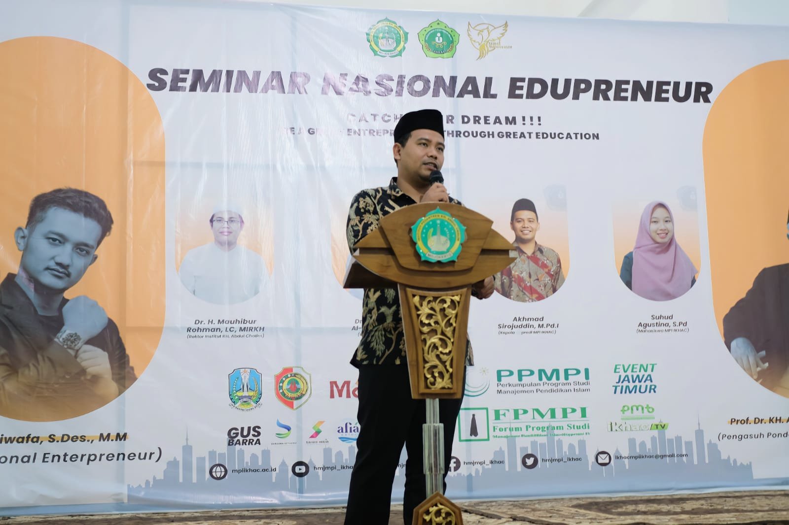 Seminar Edupreuner 2022, Kaprodi MPI IKHAC Bicara tentang Lulusan Pendidikan