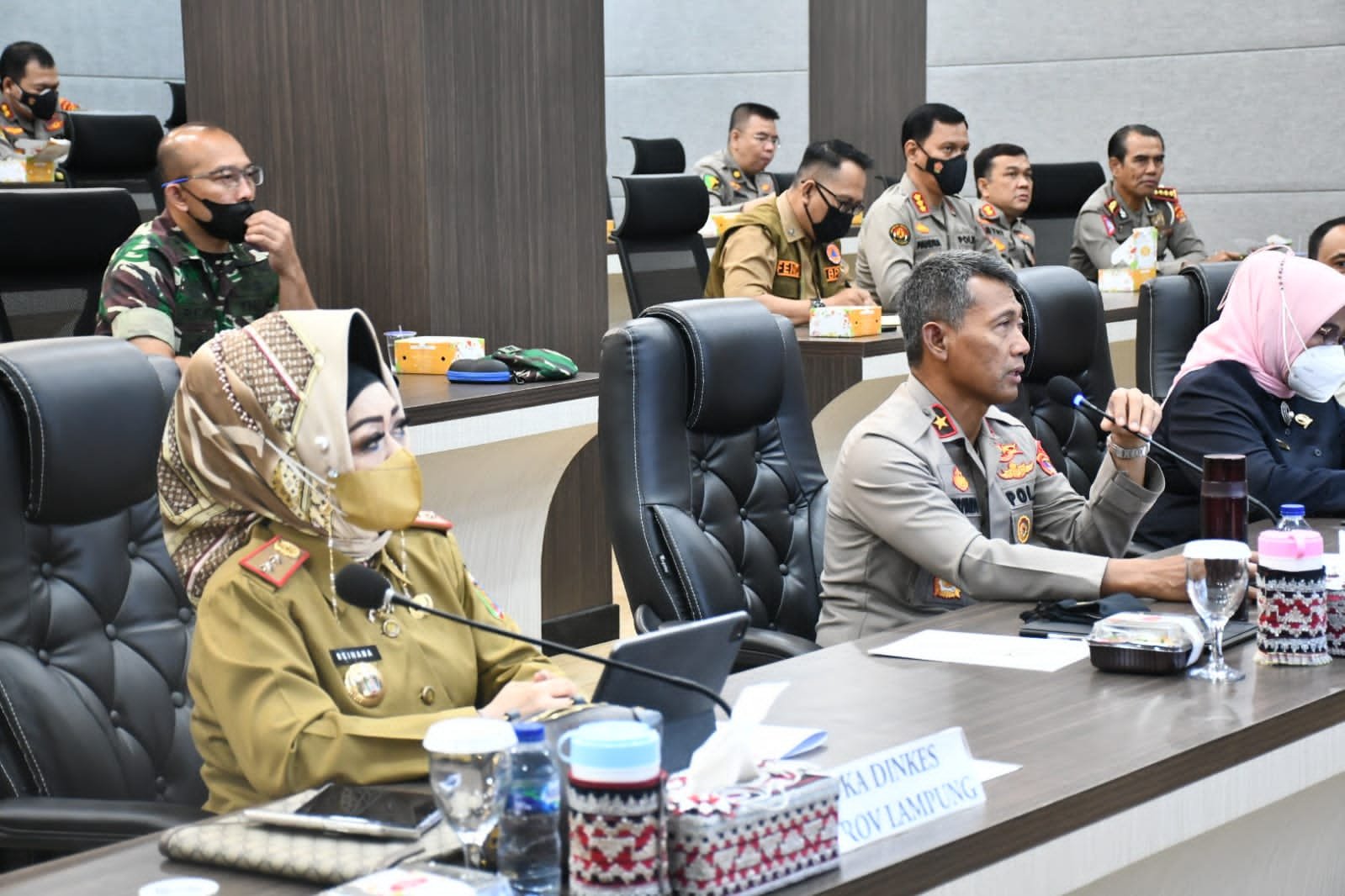 Polda Lampung imbau masyarakat tetap gunakan masker, patuhi prokes serta lengkapi vaksin