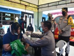 Animo Masyarakat Tinggi, Polresta Sidoarjo Intesifkan Vaksinasi Covid