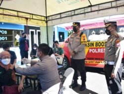 Animo Masyarakat Tinggi, Polresta Sidoarjo Intesifkan Vaksinasi Covid