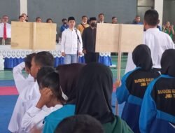 Gus Barra Membuka Kejuaraan Karate Terbuka se-Jatim di Gor Gajah Mada Mojosari Mojokerto