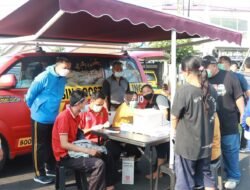 Sasar Pasar Tradisional, Polresta Sidoarjo Masifkan Vaksinasi Booster