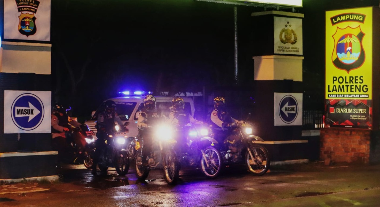 Polres Lampung Tengah dan Dishub Gelar Razia Skala Besar