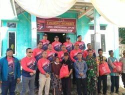 Kalapas dan Ketua Dharma Wanita Lapas Kotaagung Ikuti Touring Kumham Lampung Peduli Desa Terpencil